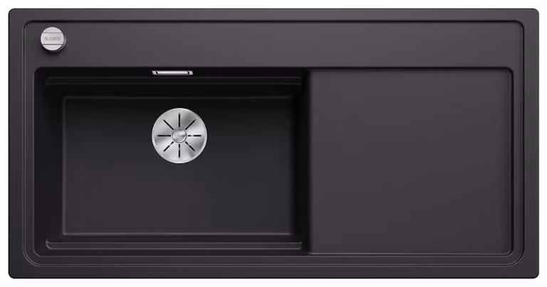 Blanco ZENAR XL 6 S lavello 1000 x 510 mm nero 526059 Con scolapiatti Vasca sinistra