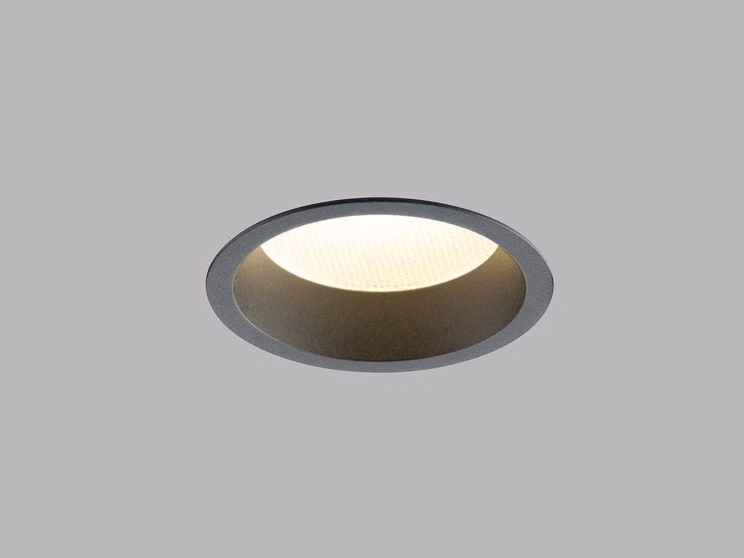 Luce da incasso dimmerabile LED2 ZETA IP44 CRI90, variante: ZETA XS, Ø 103 mm, 3000 K, NERO, DALI