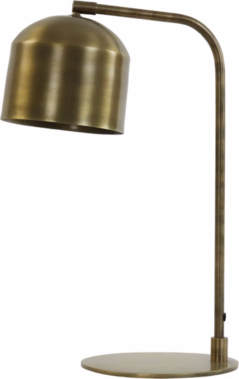 Lampada da tavolo - bronzo - Aleso - metallo - lampada da scrivania - E27 - 1870418 - Light & Living
