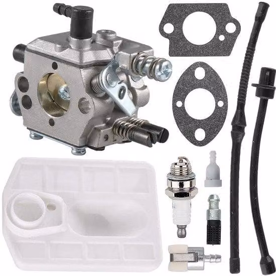 Kit di trasmissione a catena – Adatto per motori da 45/52/58 cc – Include filtro dell'aria e candela – Ampia compatibilità con motoseghe – Accessori per motoseghe
