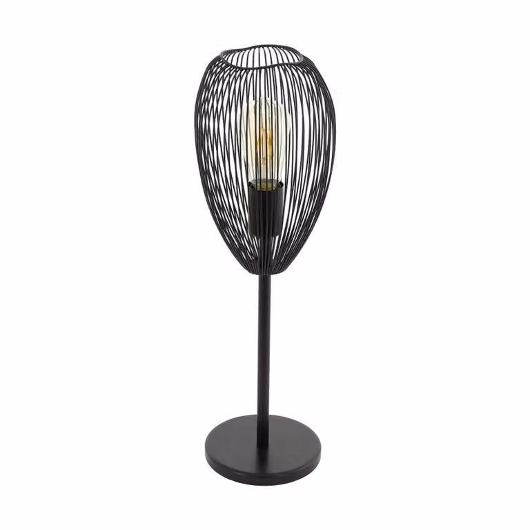 Lampada da tavolo Clevedon nera Eglo 49144