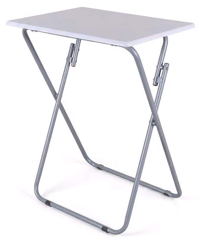 Tavolino Rettangolare Arredo Soggiorno Casa 48x38x66cm.Variante:BIANCA