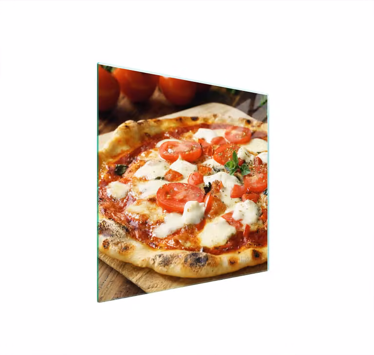 Piastra Protettiva In Vetro Per Cucina 50X52 Pizza