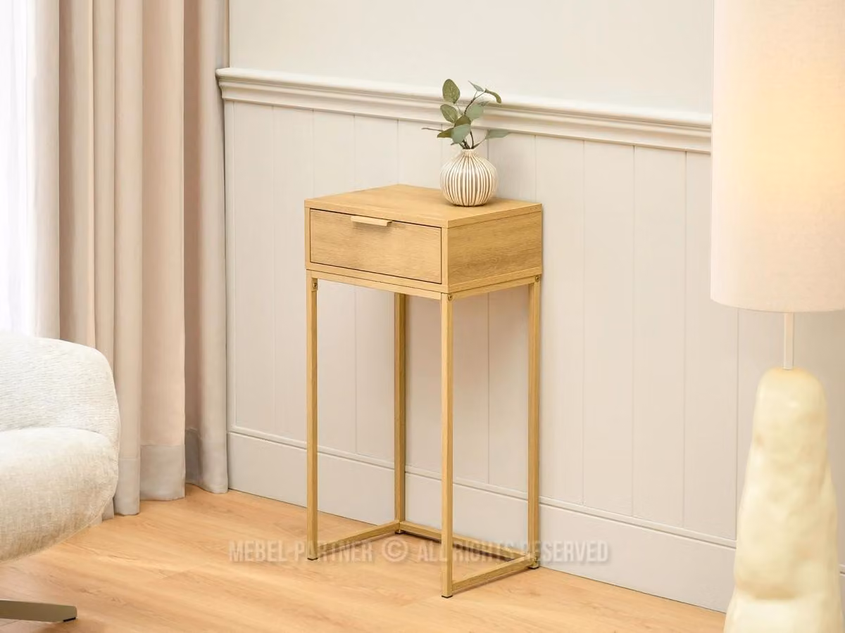 Consolle stretta NIRAI - rovere