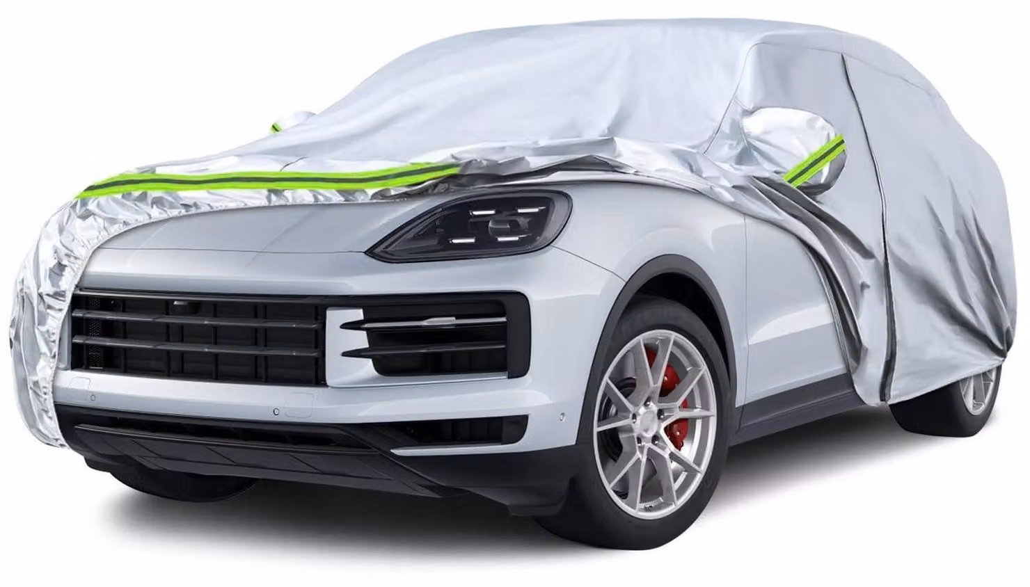 Copertura impermeabile per auto, adatta per Porsche Cayenne dal 2011 al 2025, colore argento