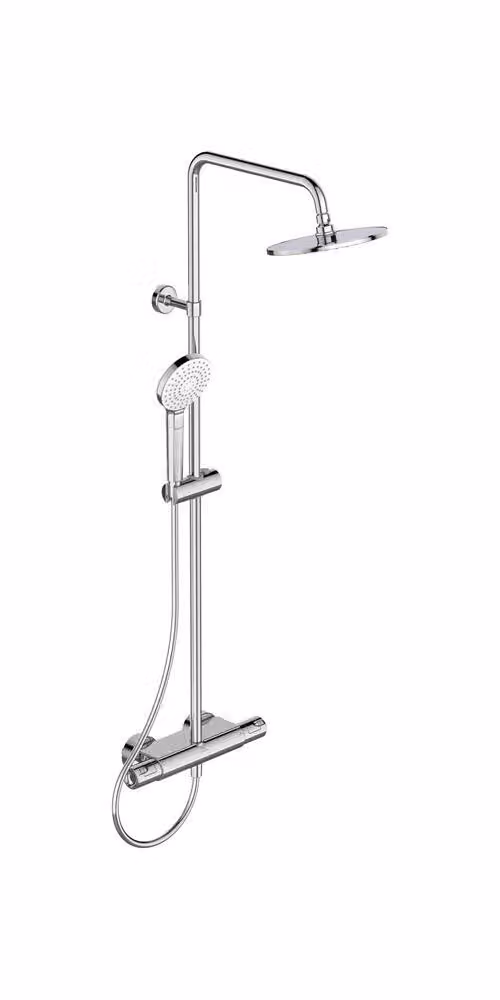 Sistema doccia CERATHERM 50 con termostatico doccia CeraTherm T50 cromo cromo con termostatico doccia