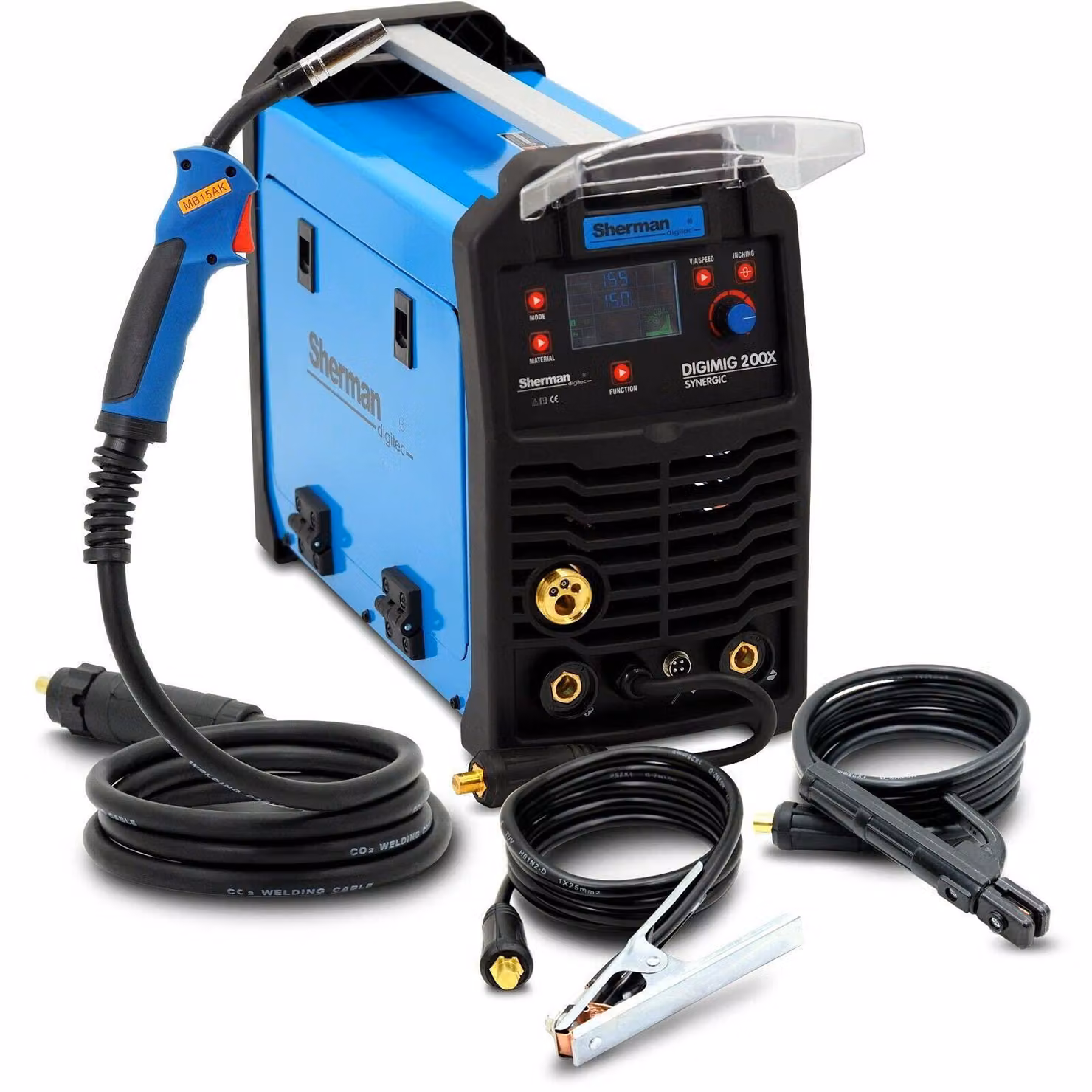 Saldatrice MIG/MAG multifunzione 3-in-1 - Potenza: 200A - Tensione: 230 Volt