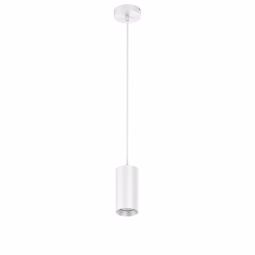 DOTLUX set di sospensioni bianche per luce LED SLIMvario Ø80x160mm 18W 3000K
