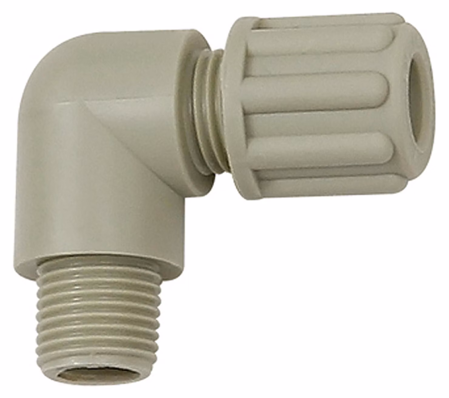 Raccordo a gomito Riegler a vite, G 1/4 a., per tubo da 6/8 mm, PP