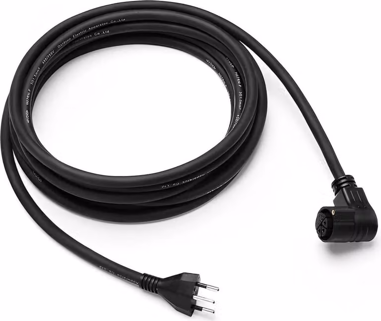 Cavo di ricarica ECOFLOW Stream AC, 5 metri, per batterie STREAM, collegamento alla rete elettrica, plug-and-play, 1 pezzo.