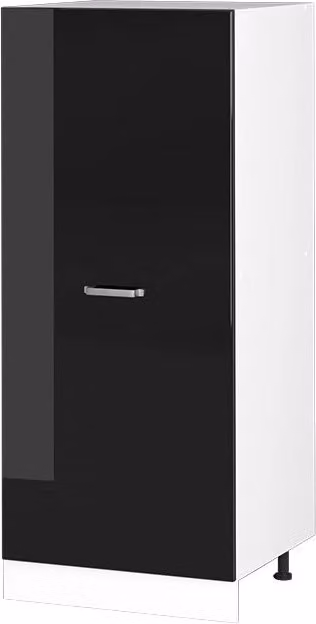 Mobile cucina dispensa R-Line Nero lucido/Bianco 60 cm Vicco