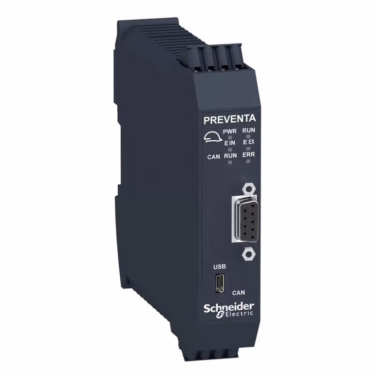 Modulo bus di campo CANopen Schneider Electric, 1x SUB-D, controllore di sicurezza Modicon XPSMCM, morsetti a molla XPSMCMCO0000COG
