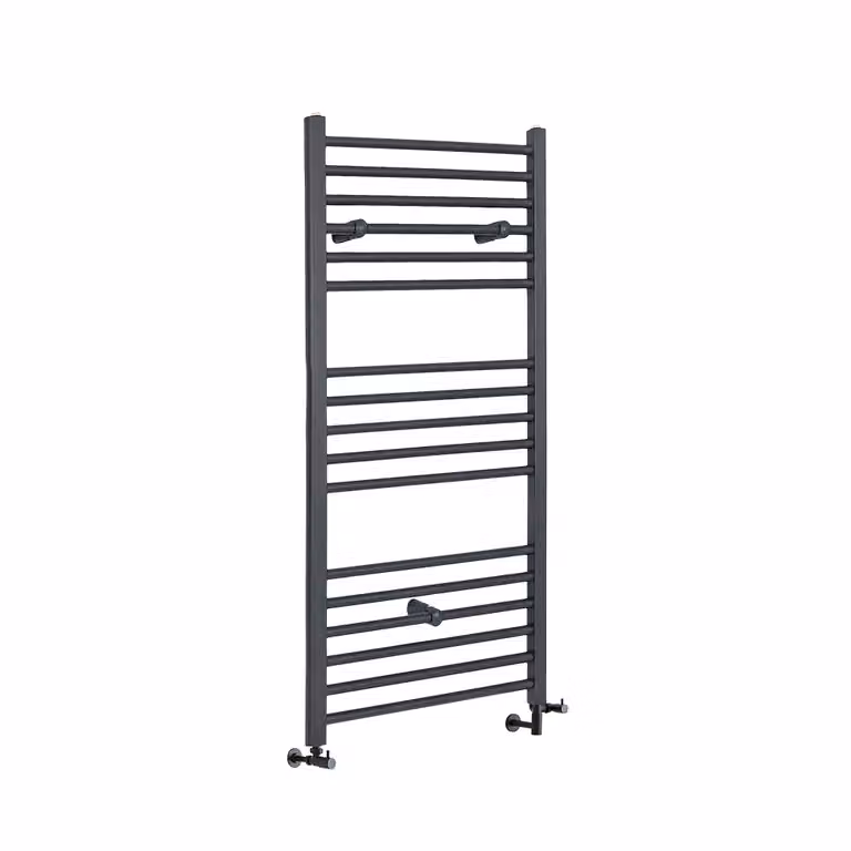 Scaldasalviette Misto Piatto Artle Termoarredo per Bagno Colore Antracite L: 120 cm, P: 40 cm