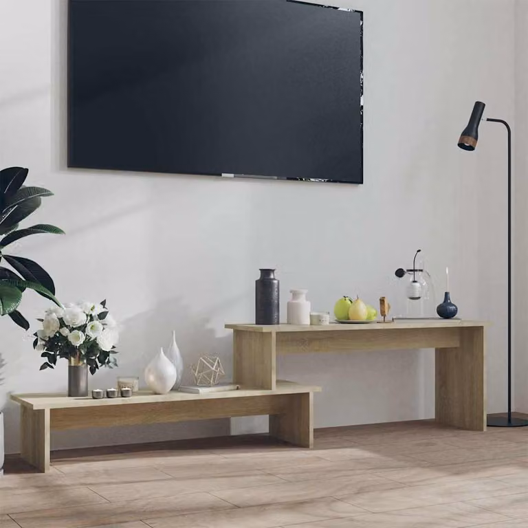 Mobile Porta TV vidaXL Rovere Sonoma in Legno, L: 180 cm, P: 30 cm, H: 43 cm
