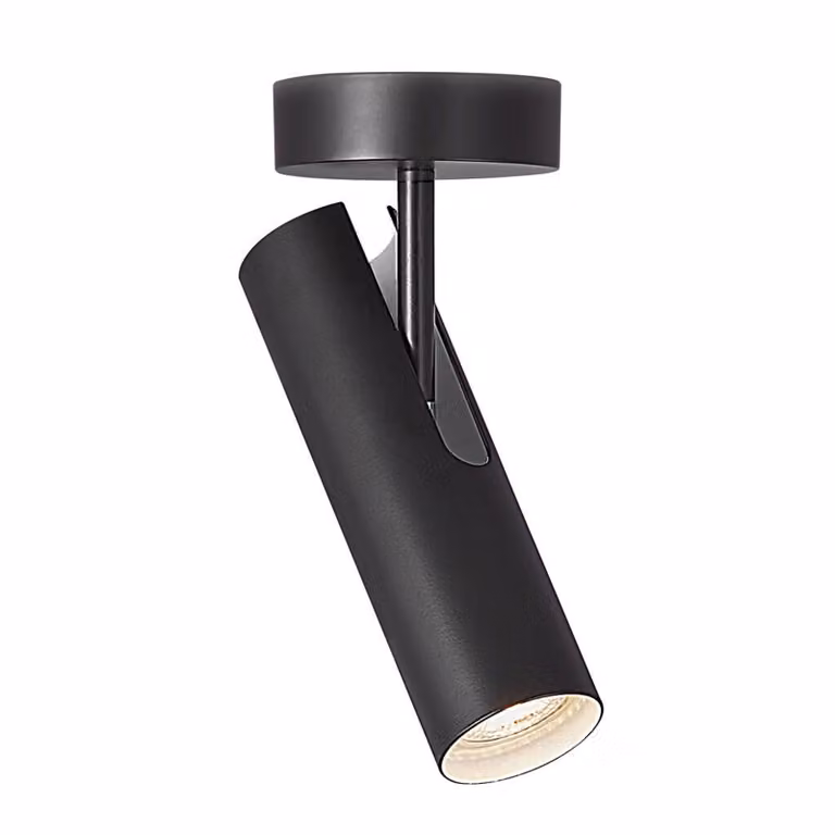 Lampada da soffitto Mib Ø 6 cm nero