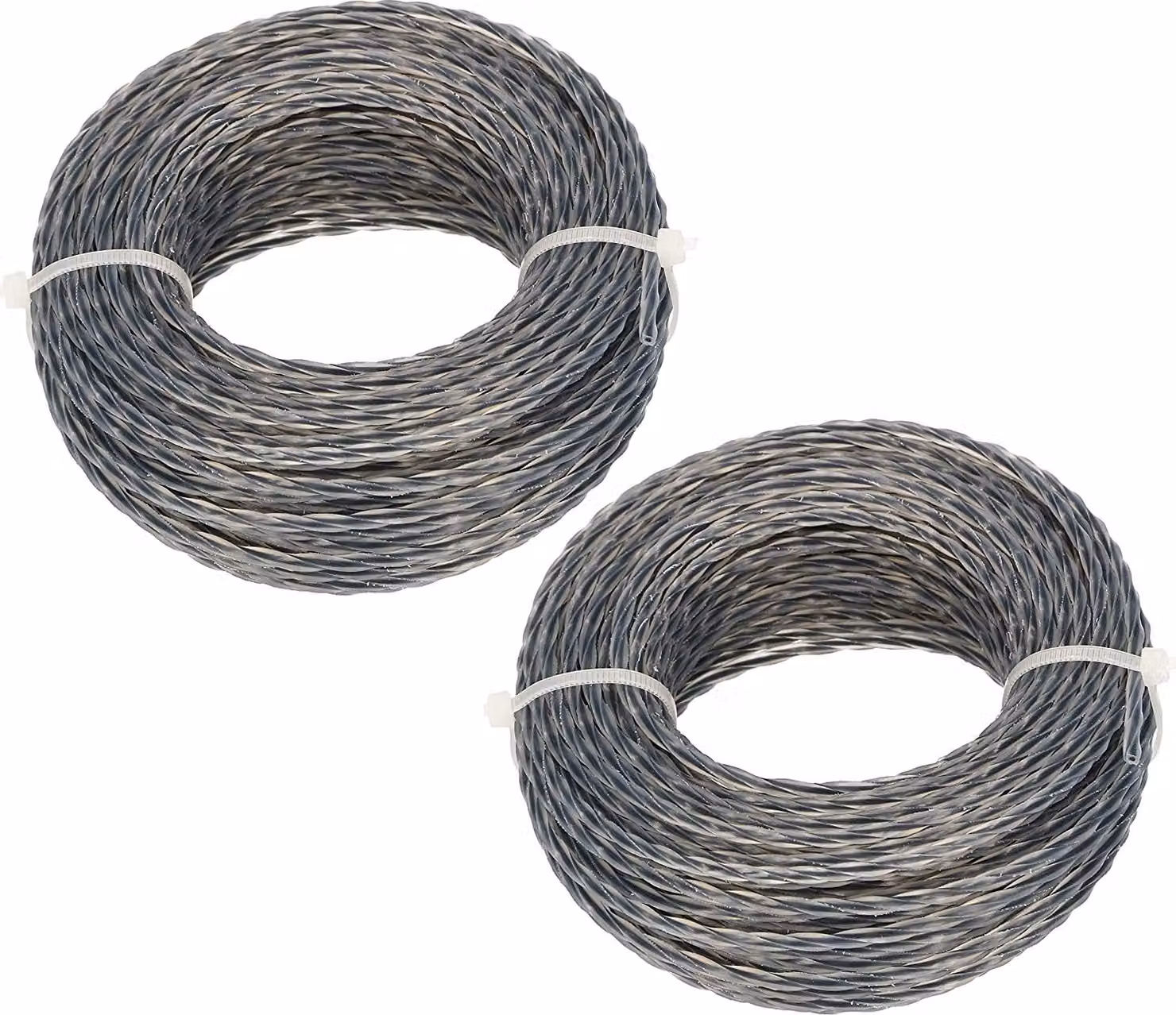 KOTARBAU® Set di 2 bobine di filo per tagliaerba con anima rinforzata da 2,7 mm x 15 m (30 m) per decespugliatori professionali