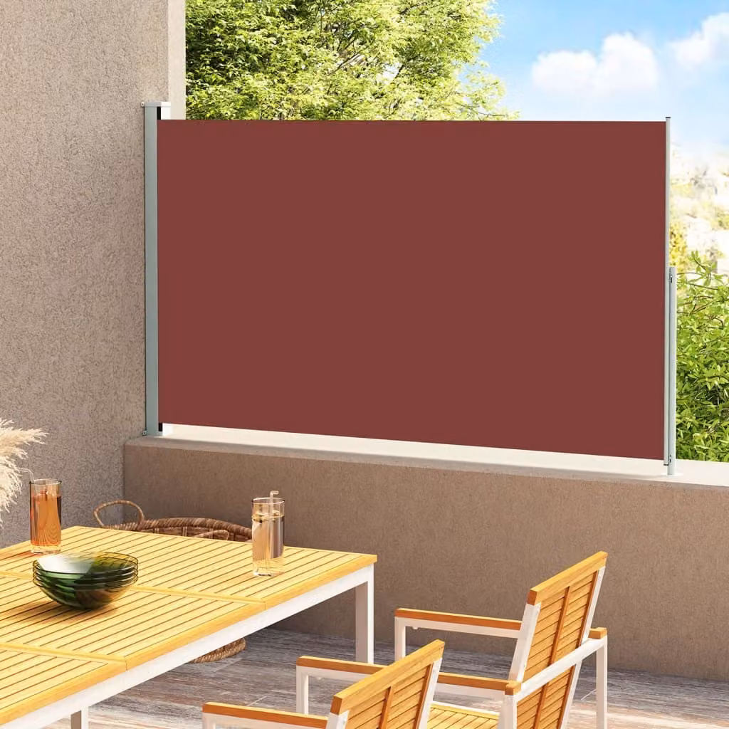 Maison Exclusive - Tenda da sole a cassonetto, estendibile, 180x314 cm, color marrone