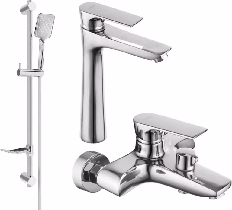 Mexen Axel DF62 set da bagno, cromo - 73813DF62-00