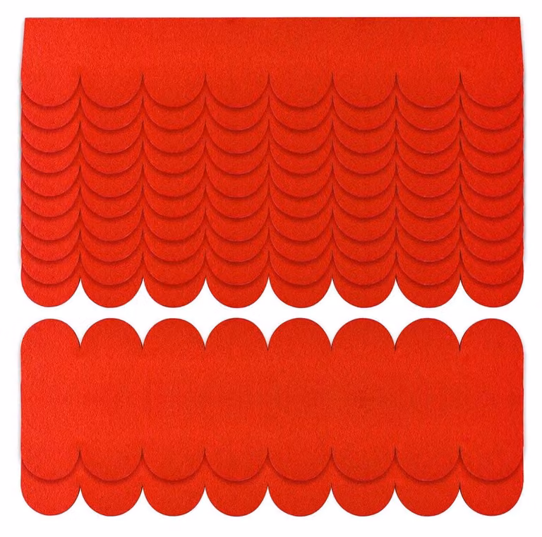 Elzusha - 32 tegole autoadesive rosse - Ideali per casette per uccelli e hotel per insetti