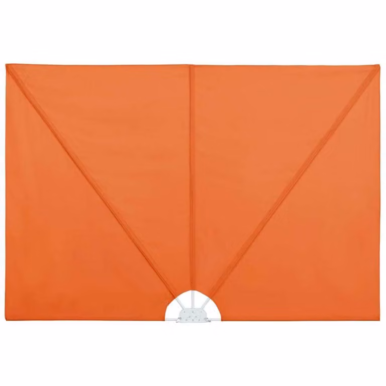 Mensola laterale pieghevole per patio in terracotta rossa 300×150 cm