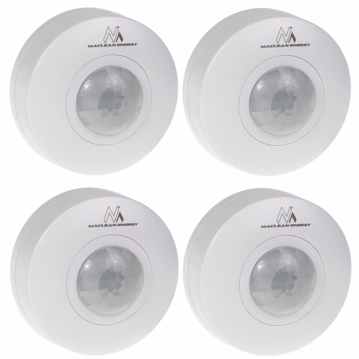 4x Rilevatore di movimento PIR con sensore crepuscolare