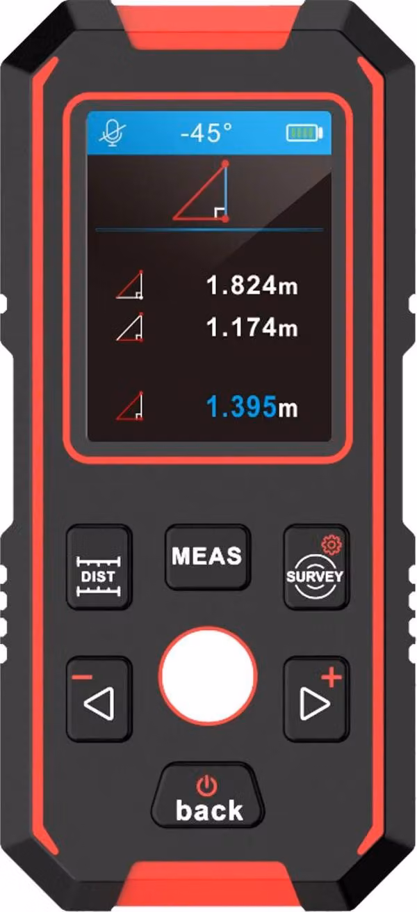 Scanner da parete, rilevamento di metalli, misurazione laser, NF-518S