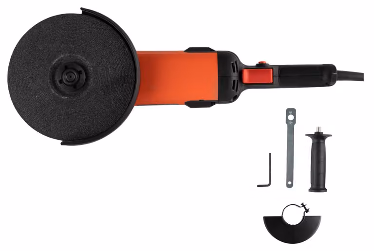 Smerigliatrice angolare SucceBuy, 177,8 mm, smerigliatrice per taglio, 8500 giri/min, utensile per la lavorazione dei metalli con cavo e protezione antipolvere regolabile (disco non incluso)