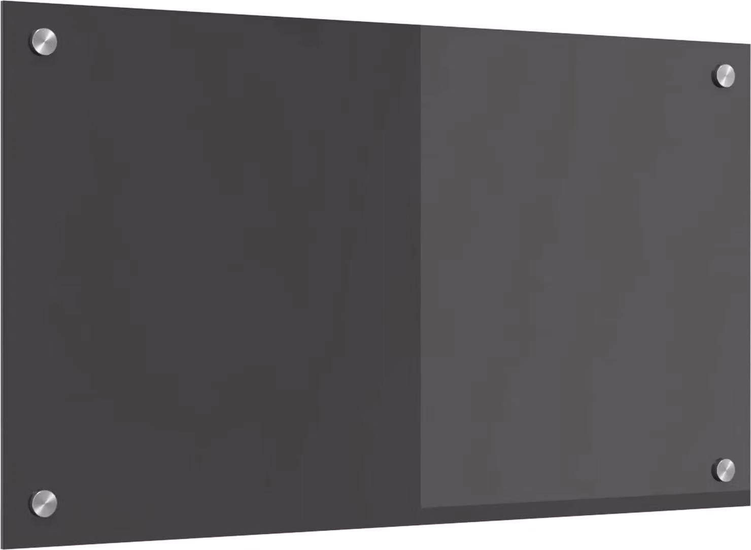 Schienale da cucina Grigio scuro 70 x 40 cm vetro temperato