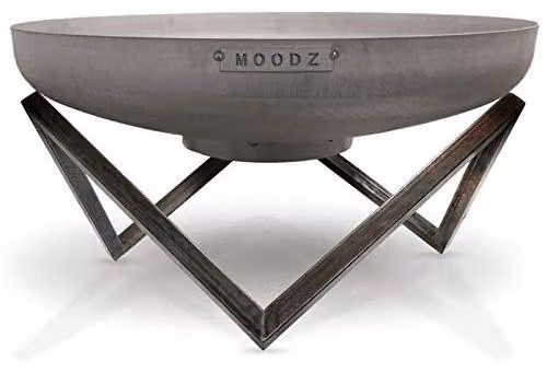 Base standard per braciere - diametro 80 cm, acciaio inossidabile nero - peso: 64 kg