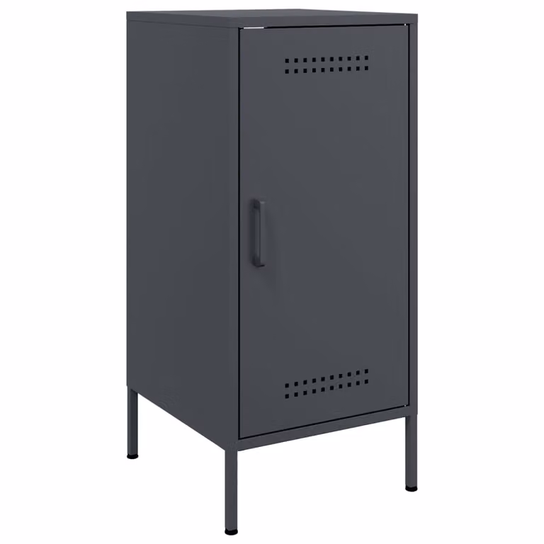Credenza Antracite 36x39x79 cm in Acciaio