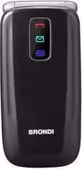 Cellulare 2G GPRS Brondi Amico Leale Black in metallo