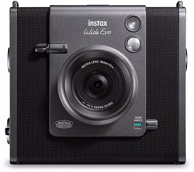 Fotocamera istantanea Fujifilm Instax Wide Evo Black e Grey con Bluetooth e ricarica USB-C – 1