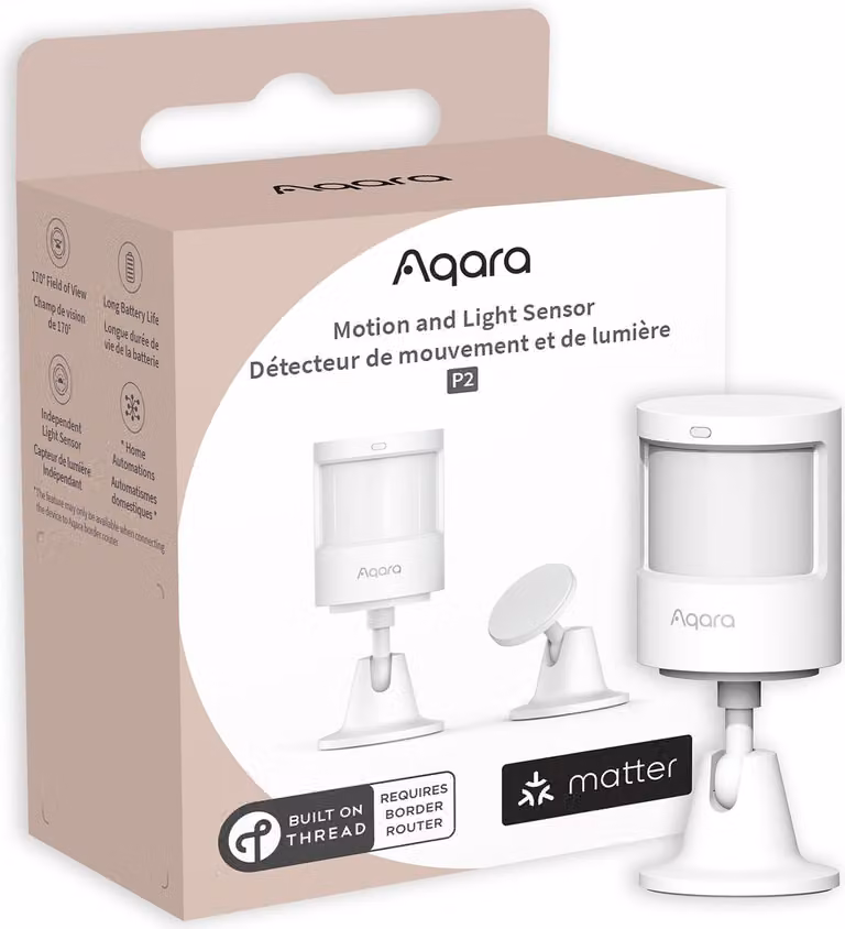Aqara P2 Sensore a infrarossi senza fili per soffitto/parete Bianco