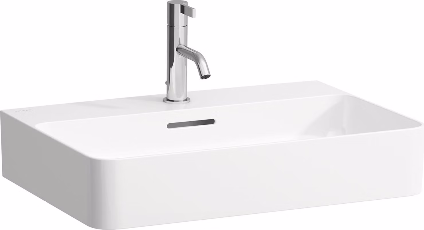 LAUFEN VAL lavabo à poser, 3 trous pour robinet, sans trop-plein, US fermé 600x420mm, H816283A001581, H816283A001581
