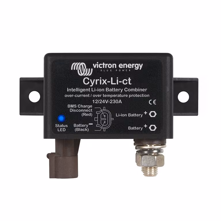 Victron Energy Cyrix-Li-ct 12/24-230 collegamento alla batteria