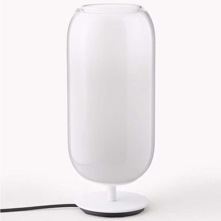 Artemide Gople Mini, lampada da comodino, colore bianco