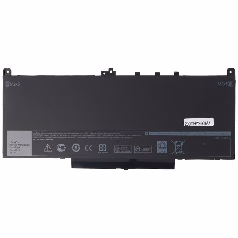 Batteria adatta per Dell Latitude 12, Dell Latitude E7270, Latitude 12 E7470, J60J5, MC34Y, NJ2H, R1V85 7,6 Volt 7200mAh