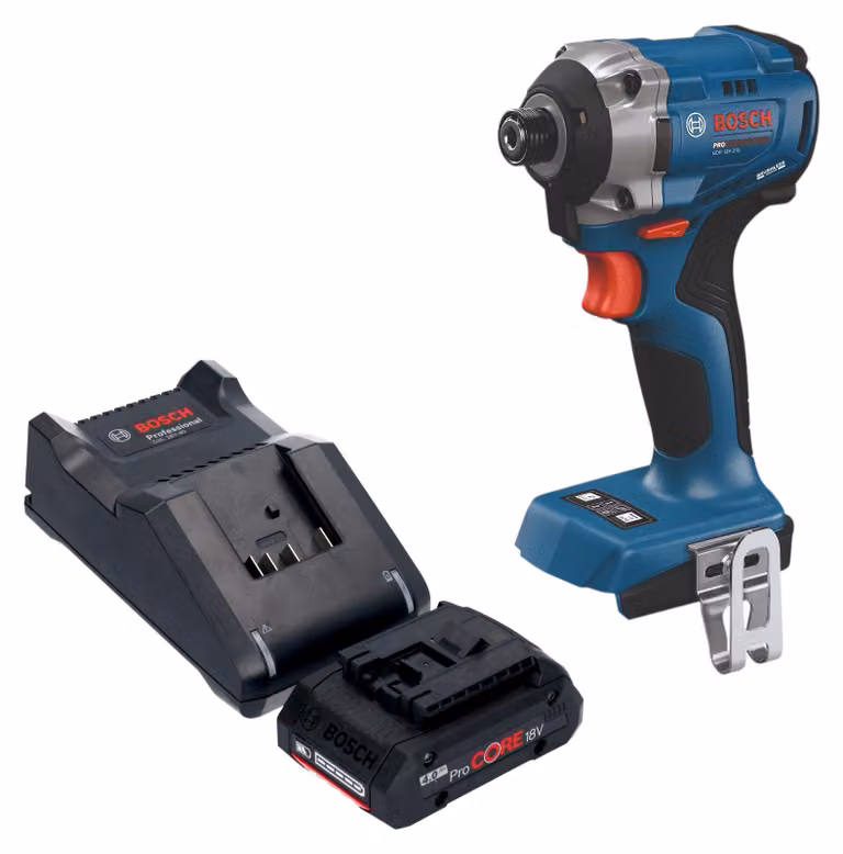 Avvitatore a impatto a batteria Bosch GDR 18V-215 Professional 18 V 215 Nm 1/4" Brushless + 1 batteria ProCORE da 4,0 Ah + caricabatterie