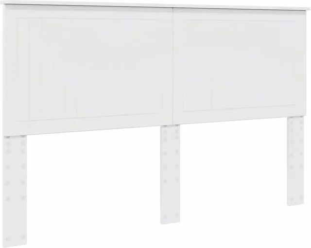 Testiera moderna in legno multistrato bianco lucido L: 160 cm