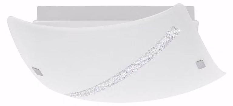 Eglo 31449 Osseja LED applique / plafoniera 16W acciaio bianco chiaro