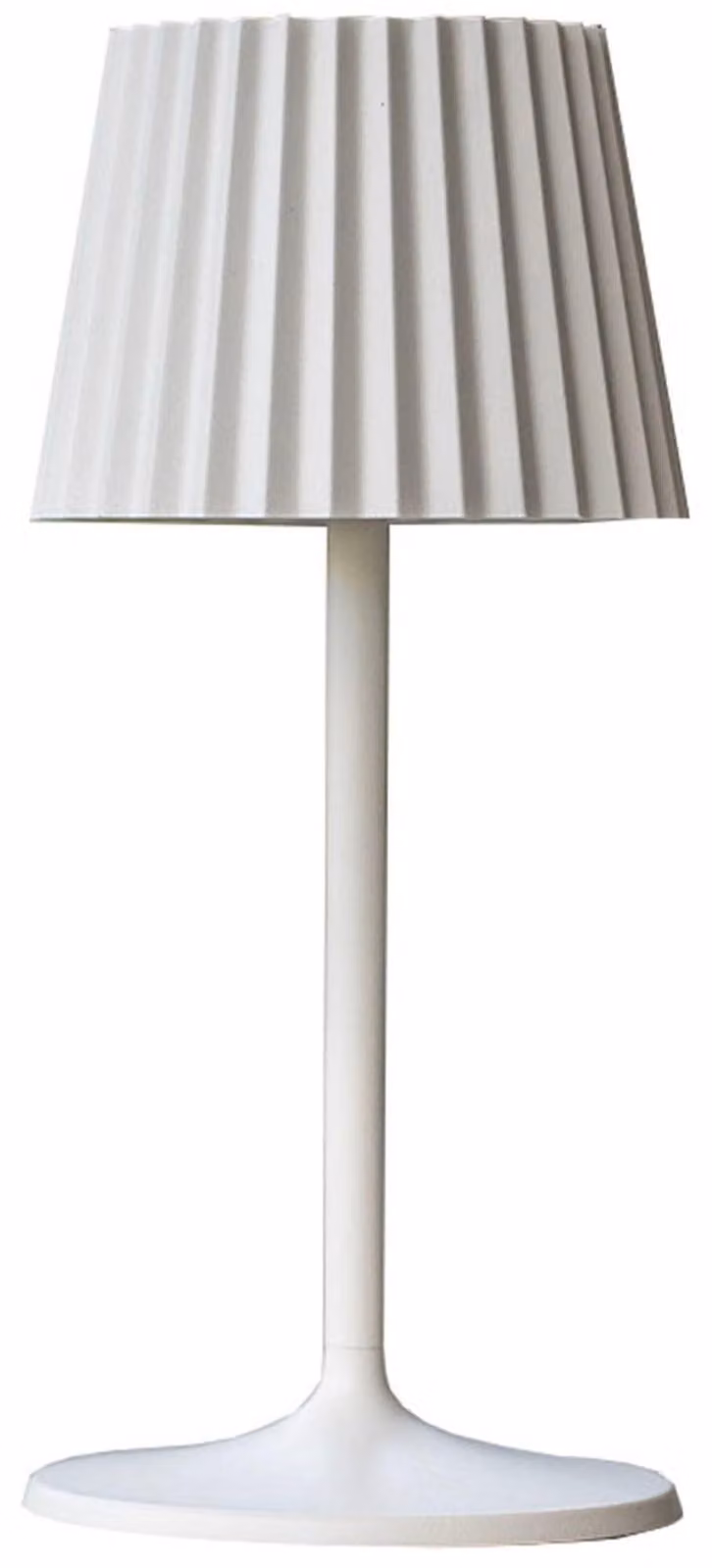 ABBY WHITE lampada da tavolo senza fili a LED bianco caldo H30cm