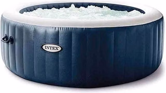 Intex PureSpa Bubble Massage Vasca Idromassaggio Gonfiabile 4 Posti Blu Navy con 140 getti e Riscaldatore 2200W, Capacità 795 L – 6
