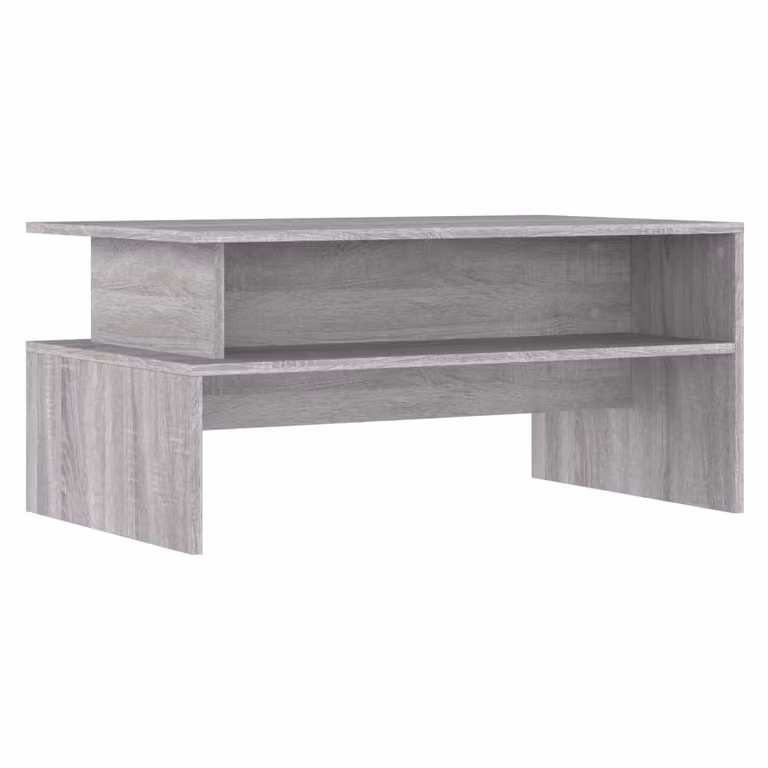 Tavolino Salotto Grigio Sonoma 90x55x42,5 cm Legno Multistrato