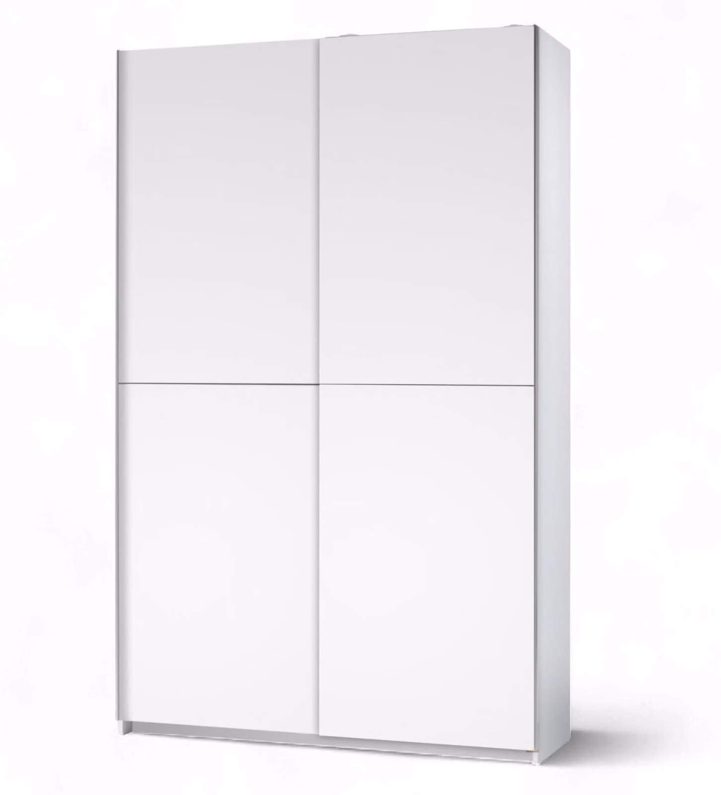 Armadio ad ante scorrevoli Fast 125 cm bianco
