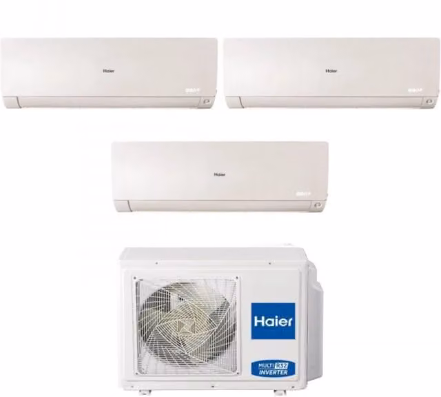 Climatizzatore Condizionatore Split Inverter Haier Trial Serie FLEXIS PLUS White con Wi-Fi Integrato 7+7+15 kW