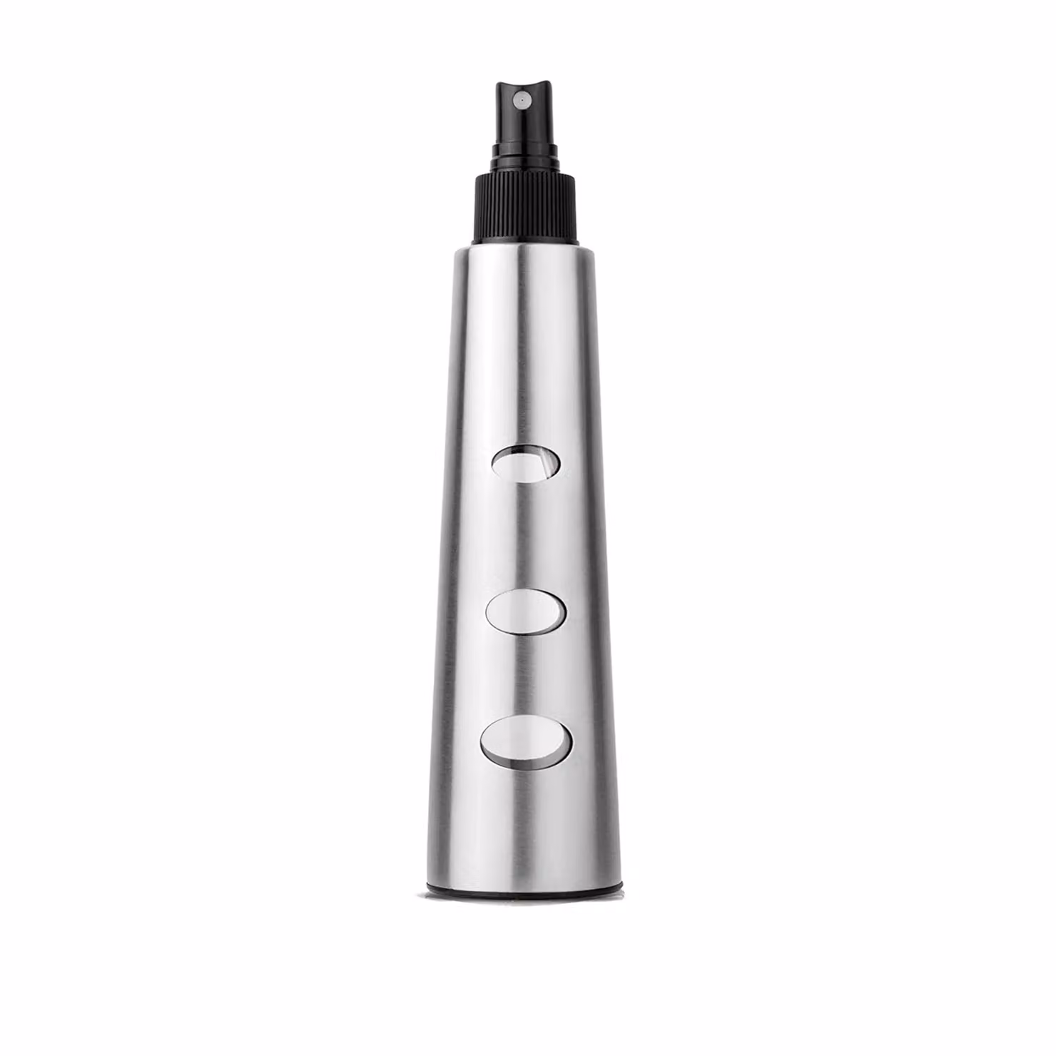 Oliera con dosatore spray KASANOVA in vetro e acciaio inox color argento – 2