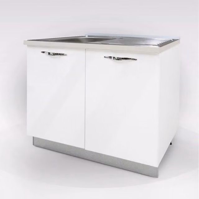 BASE SOTTOLAVELLO PER CUCINA 90 CM 2 ANTE