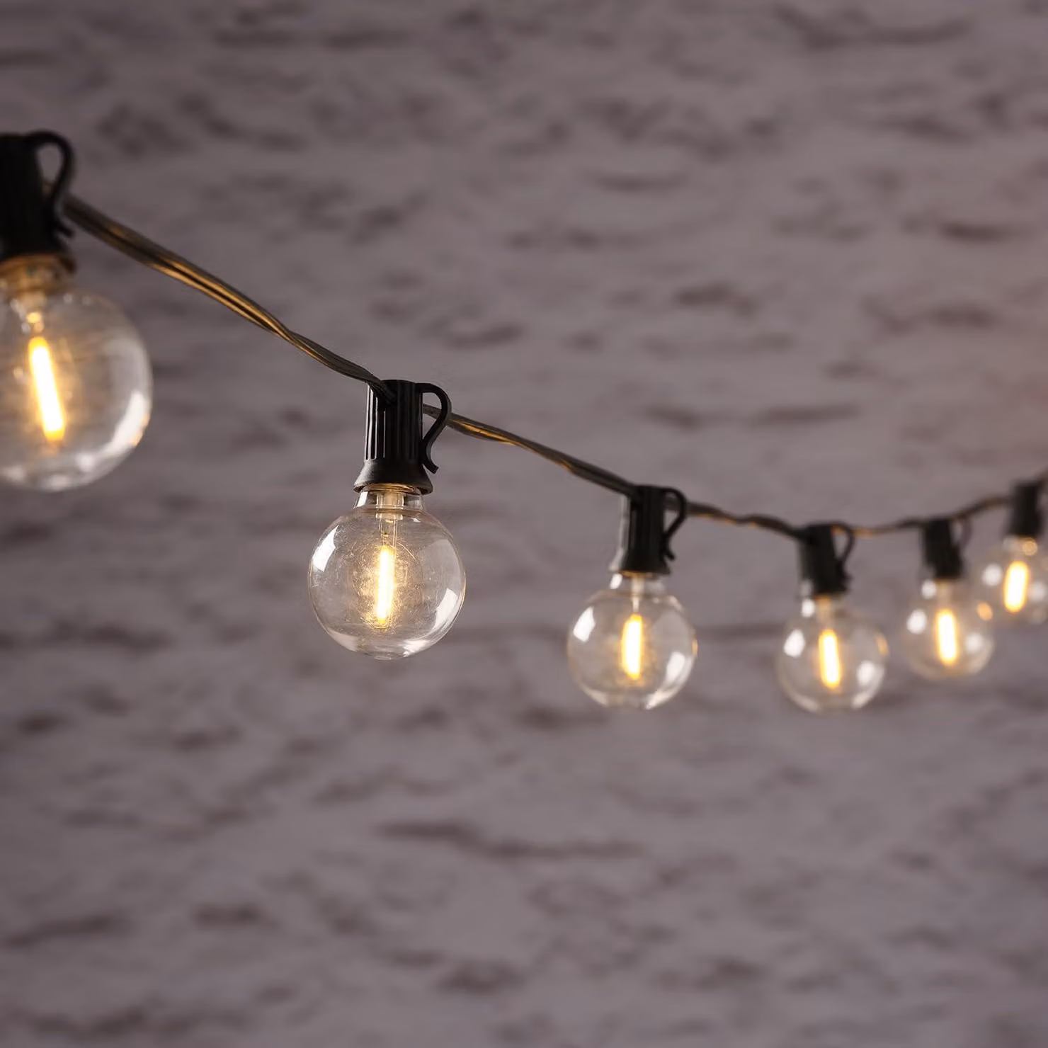 Catena di luci solari con 20 LED, luce bianca calda, lunghezza 4,75 metri, impermeabile