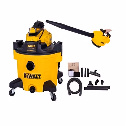 Aspiratore e soffiatore per solidi e liquidi DeWalt 34L 1080W giallo DXV234P – 2