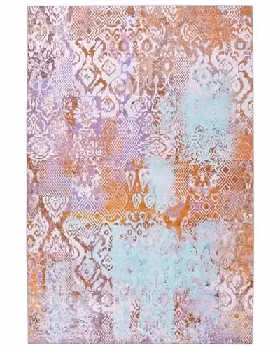 Beliani Tappeto a trama piatta in stile boho orientale, con vivaci motivi stampati multicolori 200 x 300 cm
